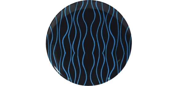 Essteller grau-blau