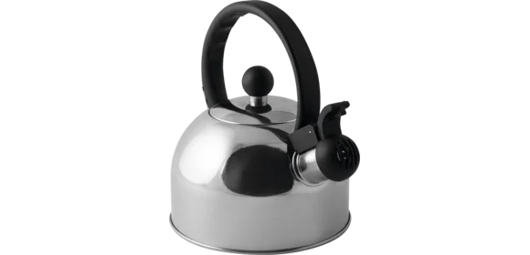 Flötenkessel Edelstahl silber 1 l