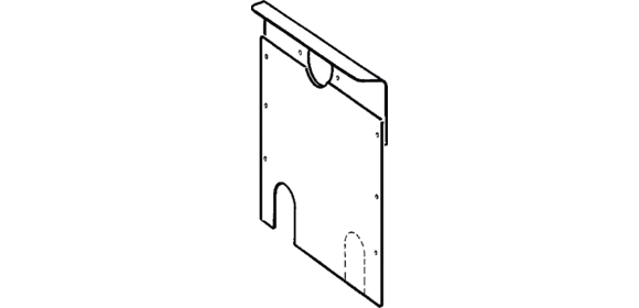Rückwand links für S 2200