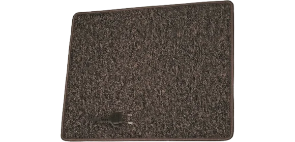 Heizteppich 230 V 60x70 cm braun