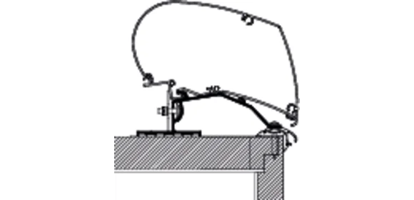 Caravan Roof Adapter 300 cm