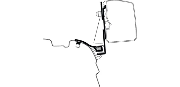 Adapter T 3200 - VW T5-T6 Multi Rail