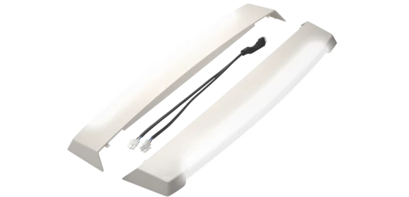 Seitenblenden LED für Plisseerahmen L