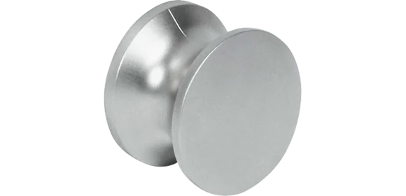 Druckknopf braun