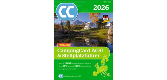 ACSI CampingCard & Stellplatzf. 2026