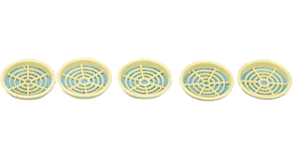 Lüftungsrosette 60 mm (5er-Pack)