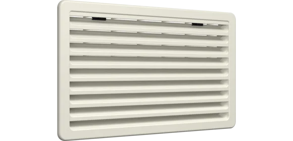 Lüftungsabdeckung 257 x 432 mm weiß
