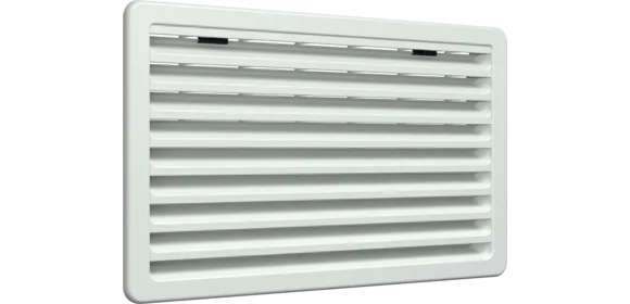 Lüftungsabdeckung 257 x 432 mm hellgrau