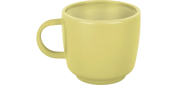 Henkelbecher Cappuccino DOLOMIT YELLOW
