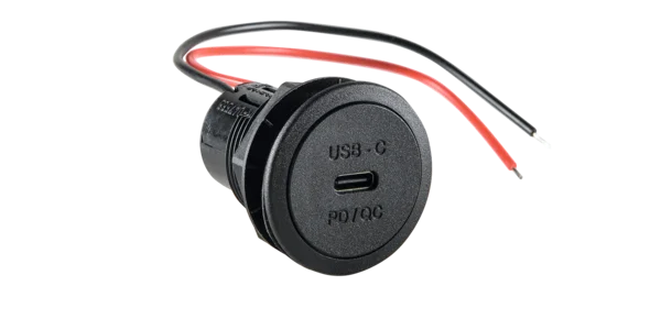 Power USB-C Einbausteckdose PD/QC