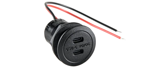 Power USB-C Doppelsteckdose PD/QC
