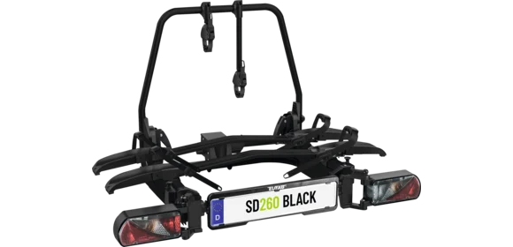 Flügeltürkupplungsträger SD260 schwarz