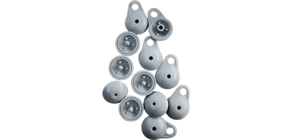 Befestigungsclips grau (6er Set)