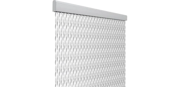 Vorhang STRING grau 60 x 190 cm