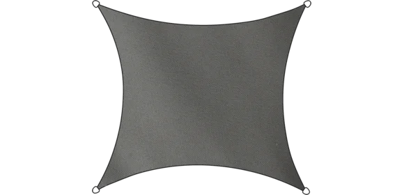 Sonnensegel Rechteck 500 cm anthrazit
