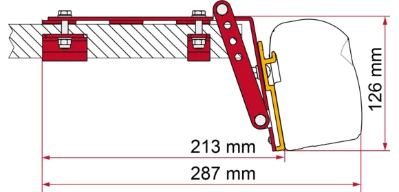 Adapter Kit Roof Rail