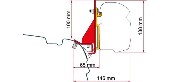 Adapter-Kit Combi Rail Bracket