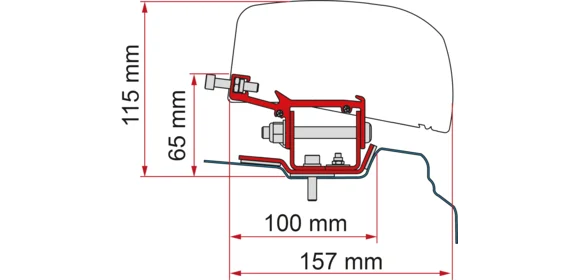 Adapter F40 Kit Renault Trafic L1 ab 14