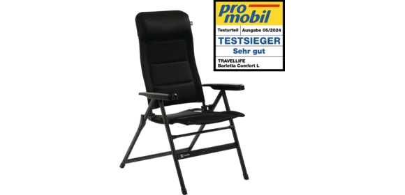 Klappsessel BARLETTA L black
