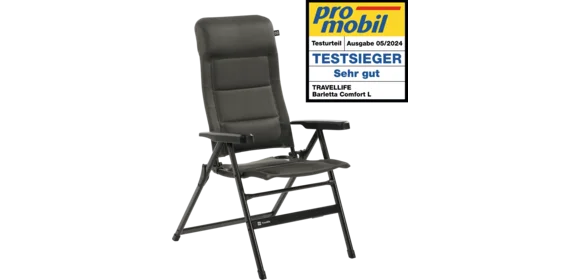 Klappsessel BARLETTA L dark grey
