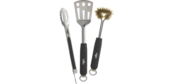 3-teiliges Grillbesteck-Set Edelstahl