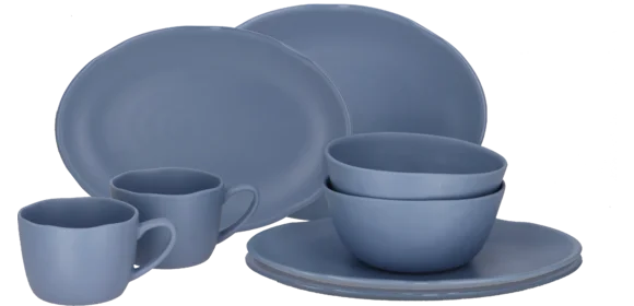 Geschirrset SORIA blau