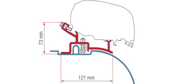 Adapter F80-F65 FD N bis 07