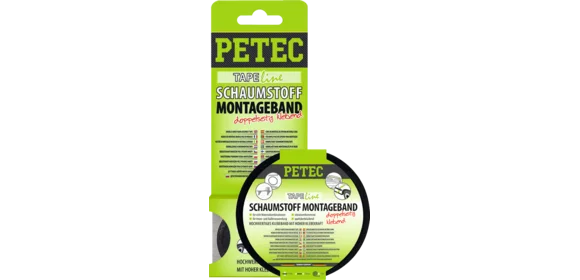 Schaumstoff-Montageband schwarz 2 m