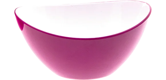 Salatschale klein 2-farbig, brombeer