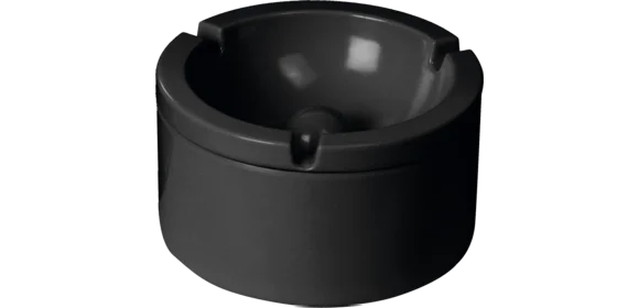Aschenbecher schwarz