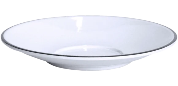 Untertasse LINEA schwarz