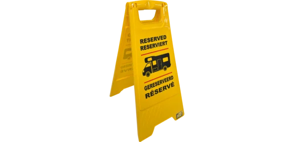 Reservierungsschild Reisemobil