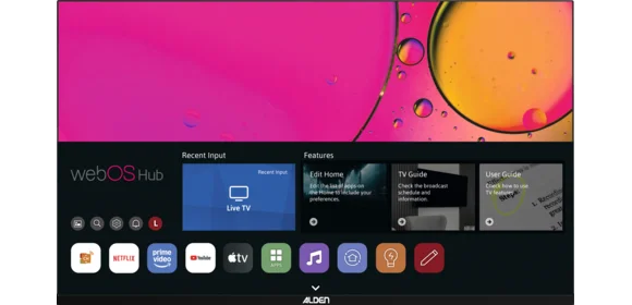 ALDEN LED TV Smartwide 27 WebOS
