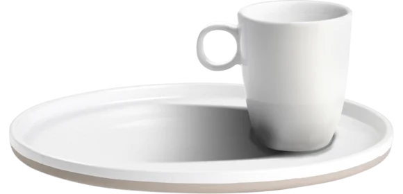 Espressotasse m. Untertasse ODETTE