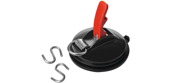 Befestigungs-Saugnapf (Ring+S-Haken)