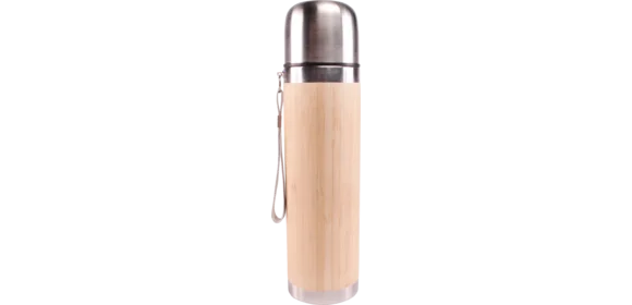 Thermosflasche ViaMondo Bambus 0,5 l