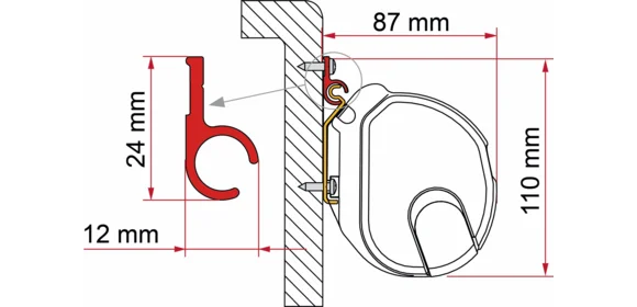 Adapter Rail R 400