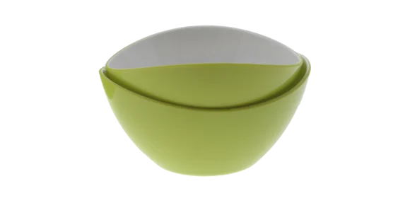 Salatschale klein 2-farbig, lemon
