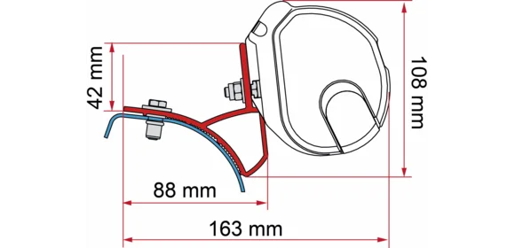 Adapter-Kit F35 Trafic/Vivaro 01-14