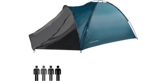 DUNLOP 4 Personen Kuppelzelt