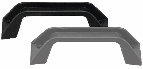 Rangiergriff grau 147 mm (2er-Pack)