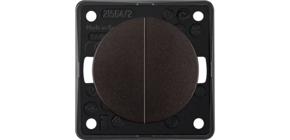 Serienschalter INTEGRO braun matt