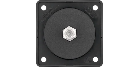 Sat-Antennendose INTEGRO schwarz matt