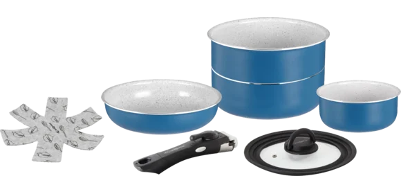 Topfset CAREZZA SPACEMASTER Ø 20 Vacubl.