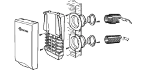 Wandkaminset S 2200