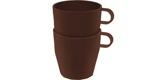 Henkeltasse Travellife NOVA cacao 2pc