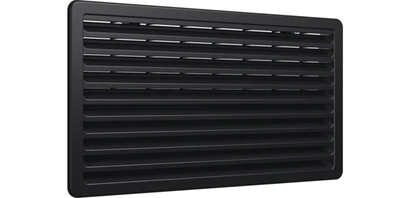 Lüftungsgitter kpl. Vent 281x533 schwarz