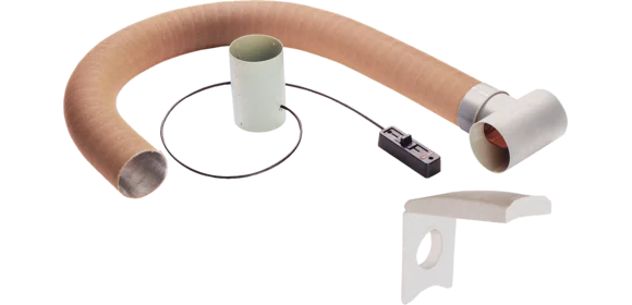 Vorzelt-Warmluft-Set weiß