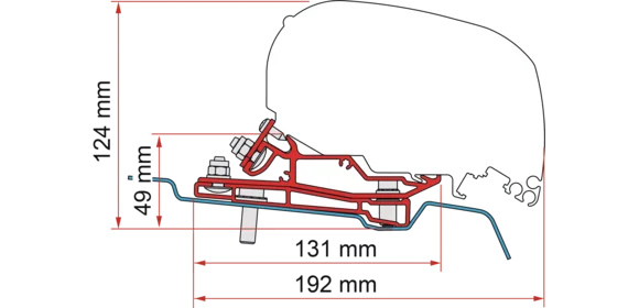 Adapter Ford Transit H3 ab 2014