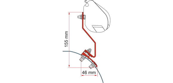 Adapter Kit Caddy Maxi Lift Roof